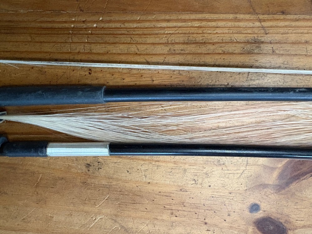 Two Vintage Cello Bows For Restoration