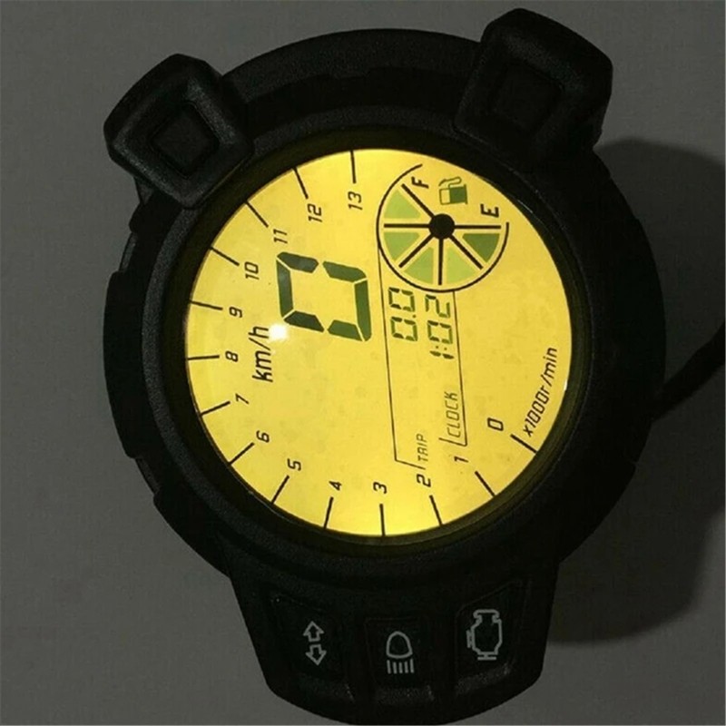Waterproof Motorcycle LCD Odometer with Adjustable Brightness Display for BWS125