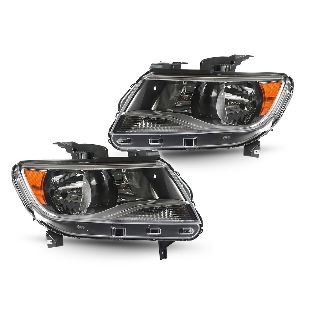 Halogen Headlight Assembly W/ Bulb For 2015-2022 Chevy Colorado Pair Left+ Right