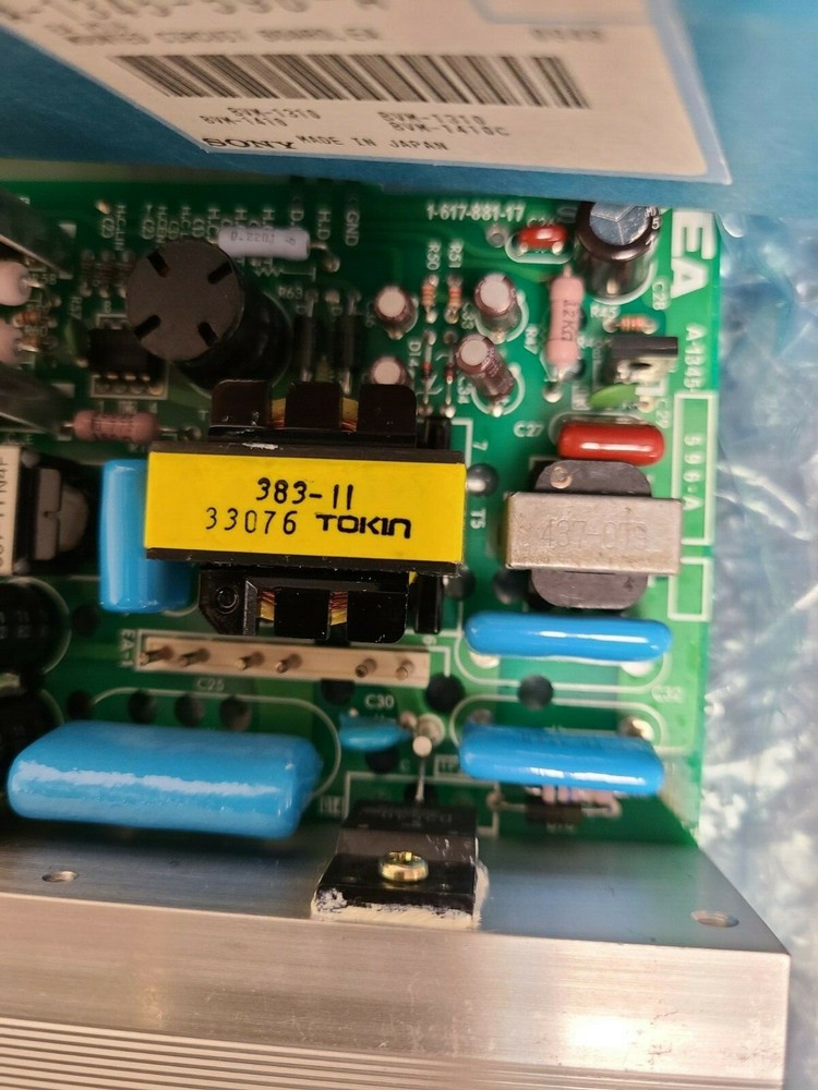 SONY BVM-1310 A-1345-596-A Mounted Circuit Board EA