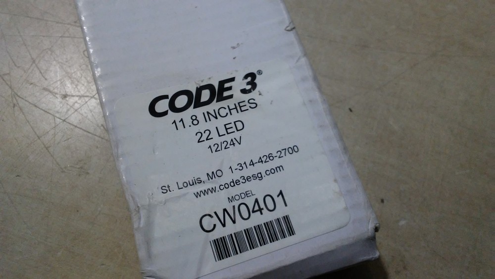 Compartment Lght,11.8",White,12/24 VDC CODE 3 CW0401