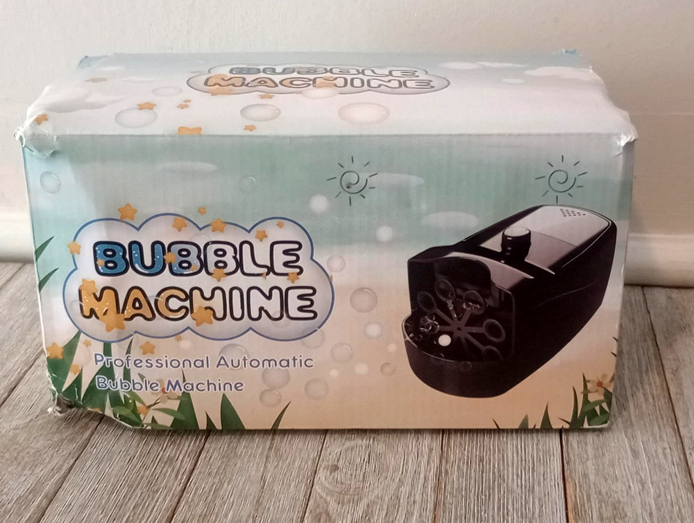 Bubble Blower Maker Machine Professional Automatic Portable Rechargeable