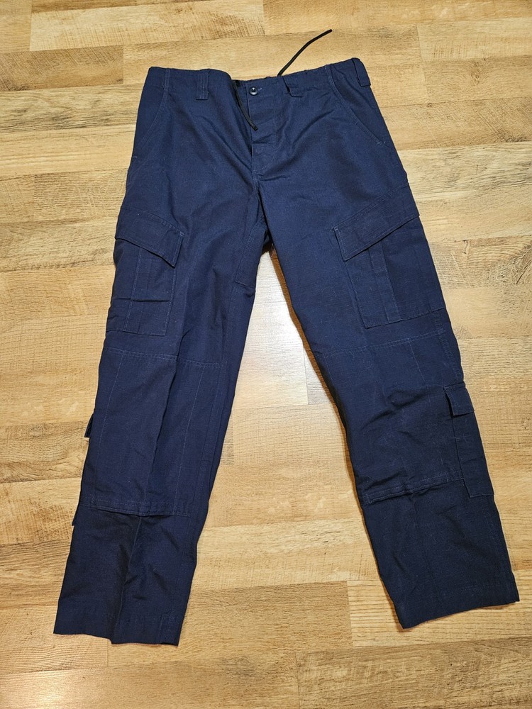 TRU-SPEC men's MEDIUM REGULAR navy blue rip stop tactical pants