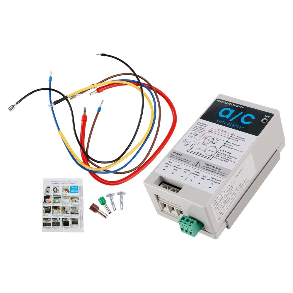AC Soft Starter Reverse Motor Protection (16-32A + Install Kit