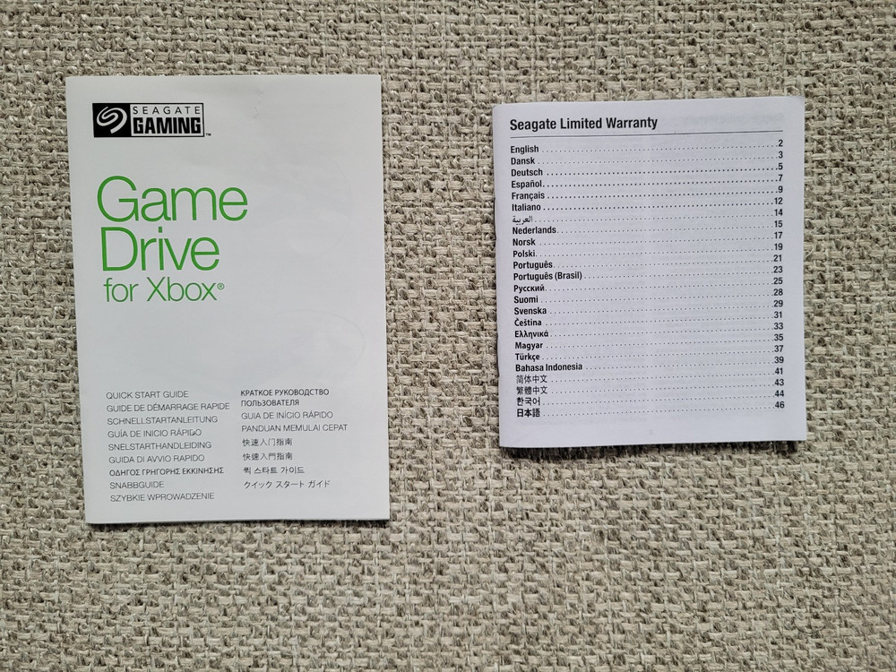 Seagate Game Drive for Xbox 4TB Portable HDD Bundle
