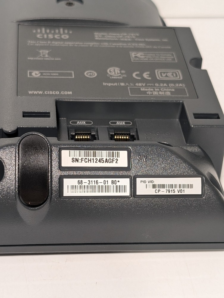 Cisco CP-7915 VoIP 12 (Programmable) Line Expansion Module, Illuminated Buttons