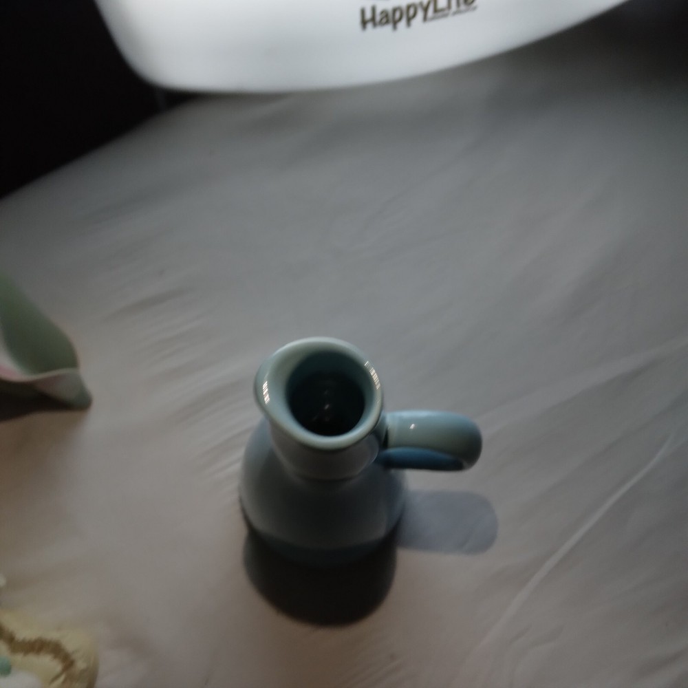 blue pottery decorative vases 6-7"