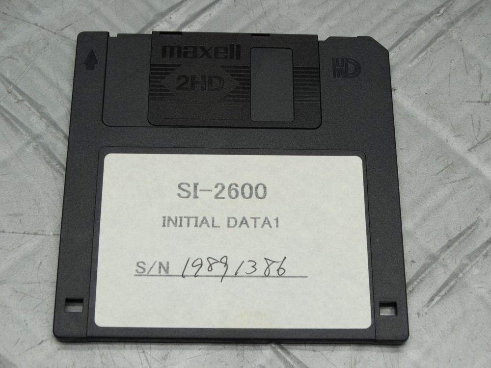 Noritsu Scanner SI-2600 Initial Data1 Floppy Disk Authentic