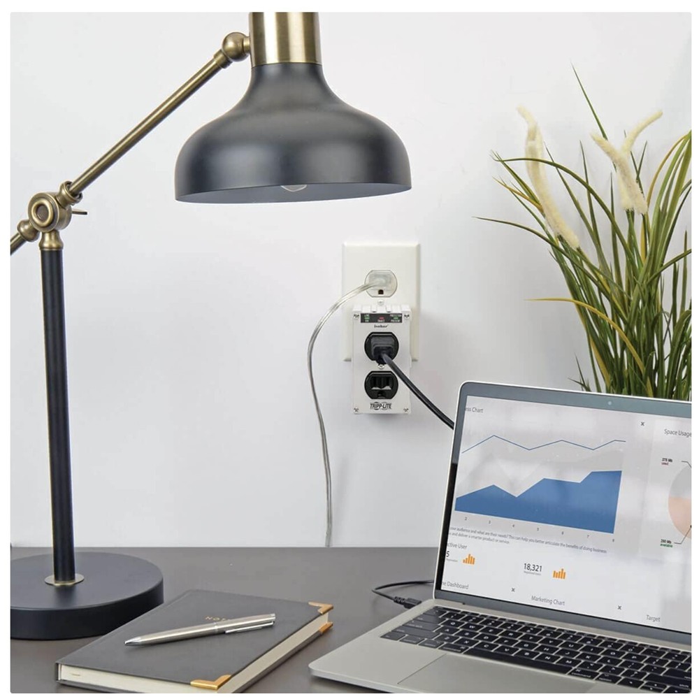 Isobar ISOBLOK2-0 Heavy Duty Outlet Extender, Wall