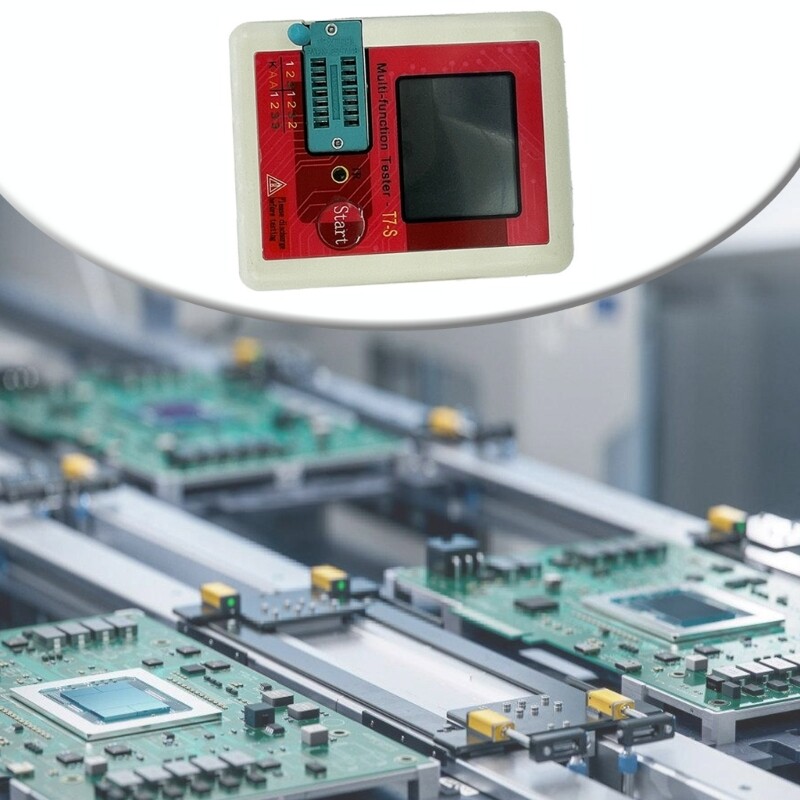 Transistor Tester Multimeter Digital Diode Triode Capacitor Resistor Test Meter