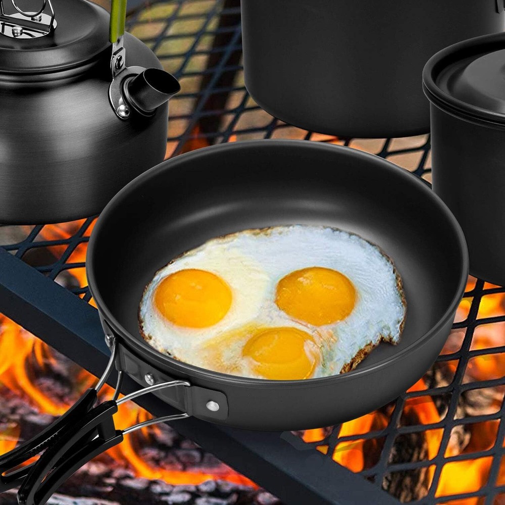 29 Piece Camping Cookware Set, Non-Stick Cookware,Lightweight Kettle,Collapsible