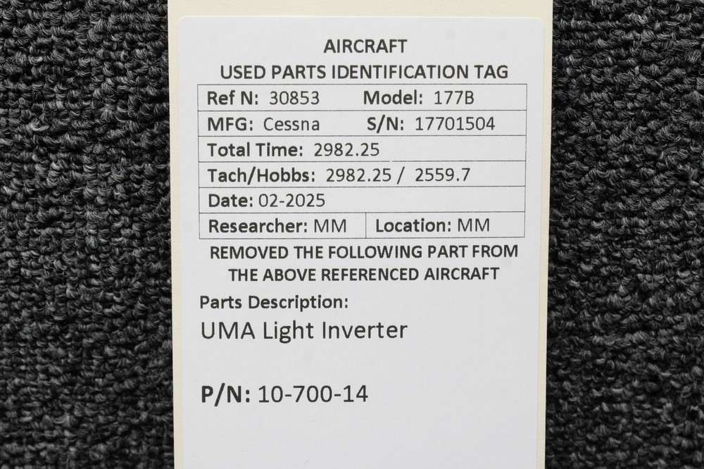 10-700-14 UMA Light Inverter