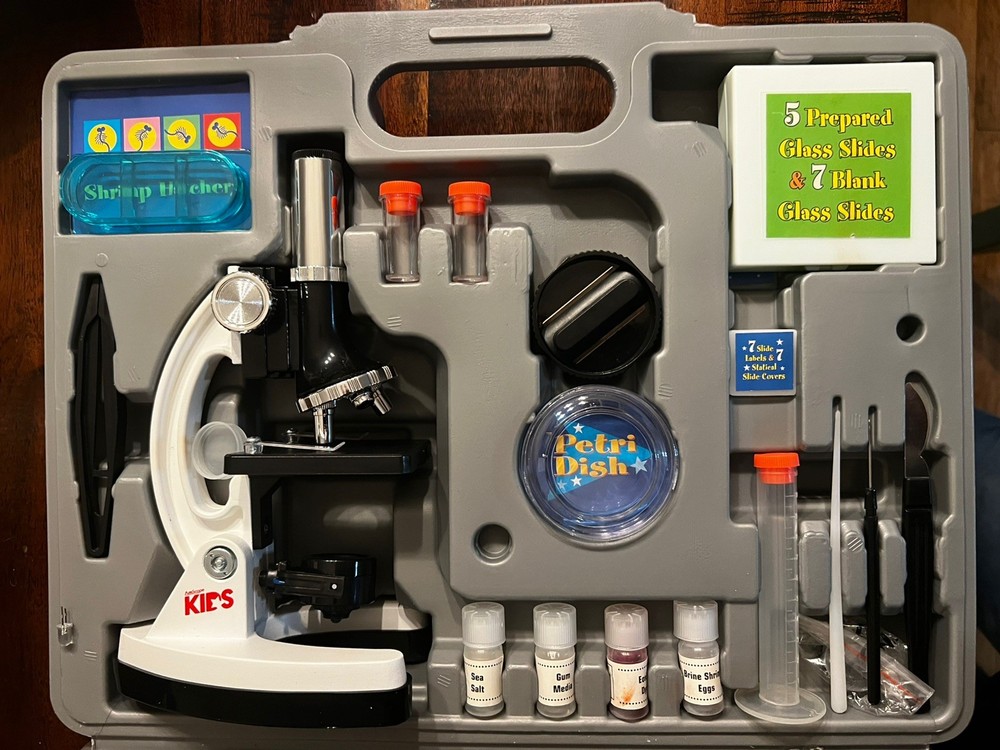 AmScope Kids 52-Piece Microscope Set