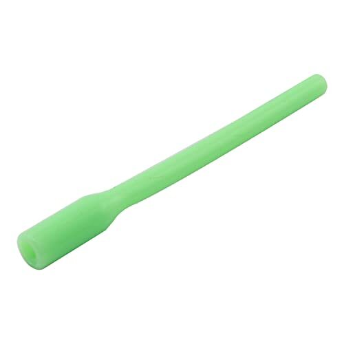 30PCS Luminous PVC Casing Glow Crimp Protectors Deep Drop Rigs, Green