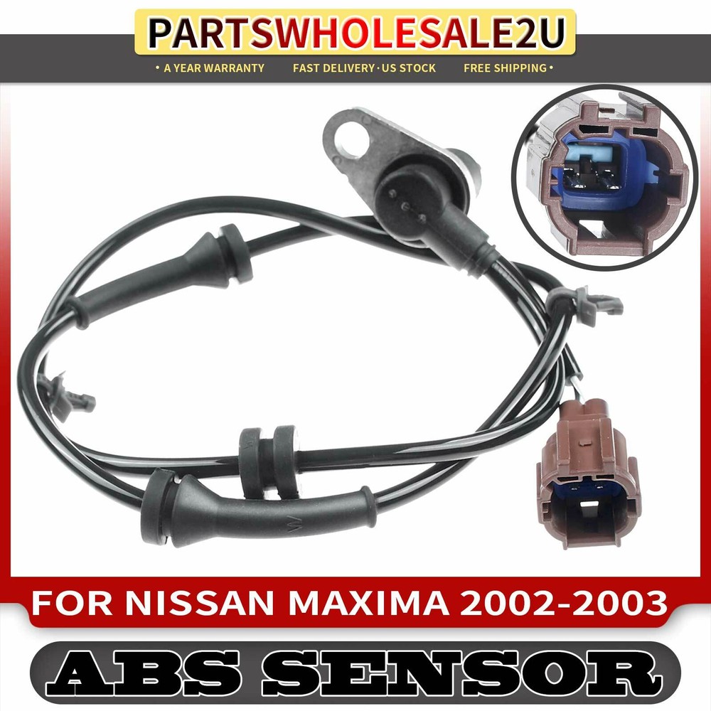 Rear Left Side ABS Wheel Speed Sensor for Nissan Maxima 2002 2003 Manual Trans.