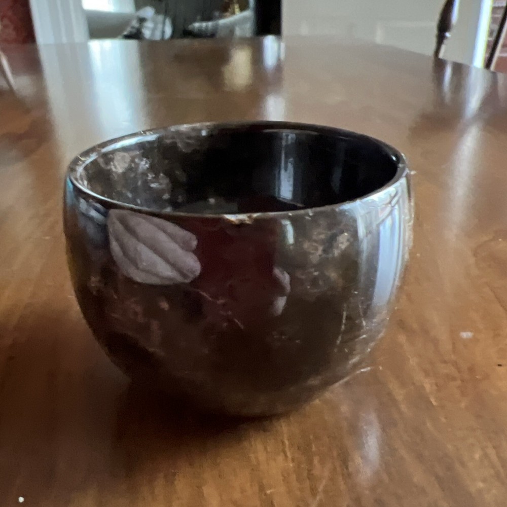 Jungfraujoch Switzerland Stone Souvenir Cup; Tiny! Charming!