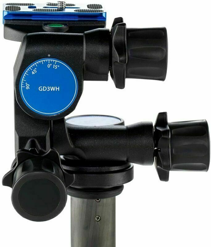 BENRO GD3WH 3-Way Geared Tripod Head Camera Tripod Head Precise Positioning