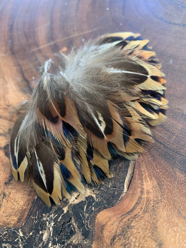 50pcs Natural 3-4cm Real Pheasant Plumage Feathers DIY Craft Boho Bulk Macrame