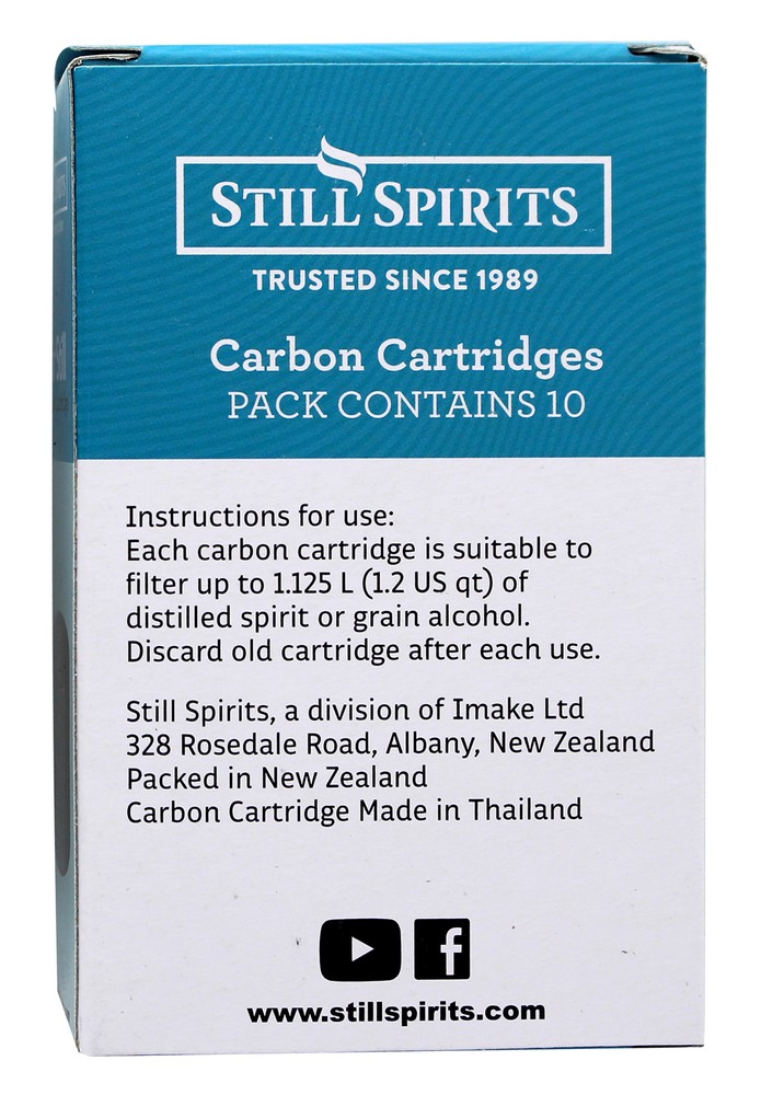 Still Spirits AirStill Replacement Carbon Cartridges 10 Pack