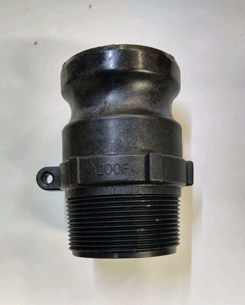 200F BANJO CAM LEVER COUPLING-BLACK POLYPROPYLENE