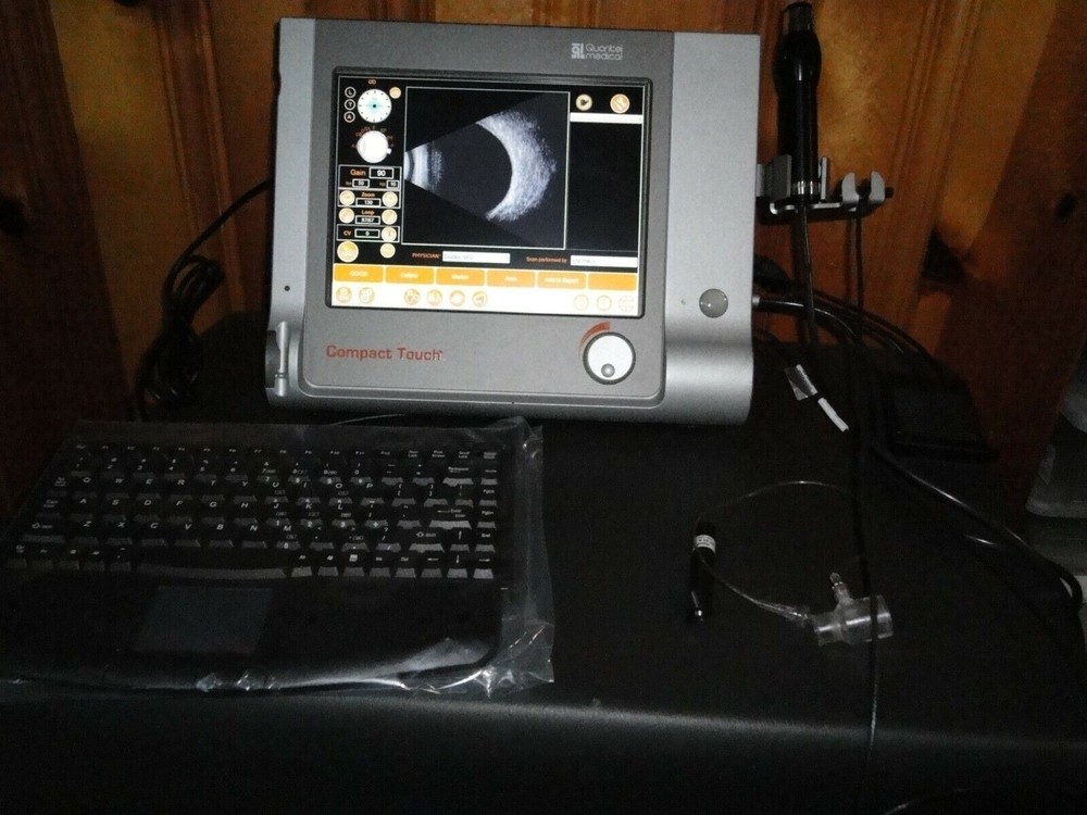 Quantel compact touch 2 touch scan A scan B scan ophthalmic ultrasound