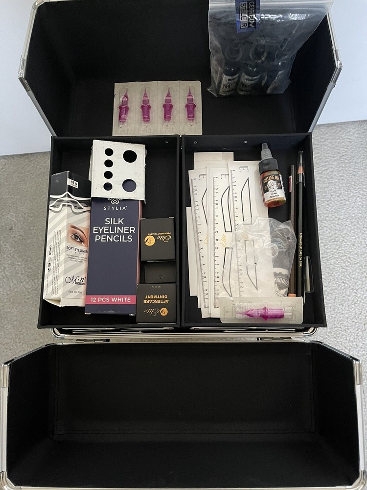 professional complete tattoo kit with case
