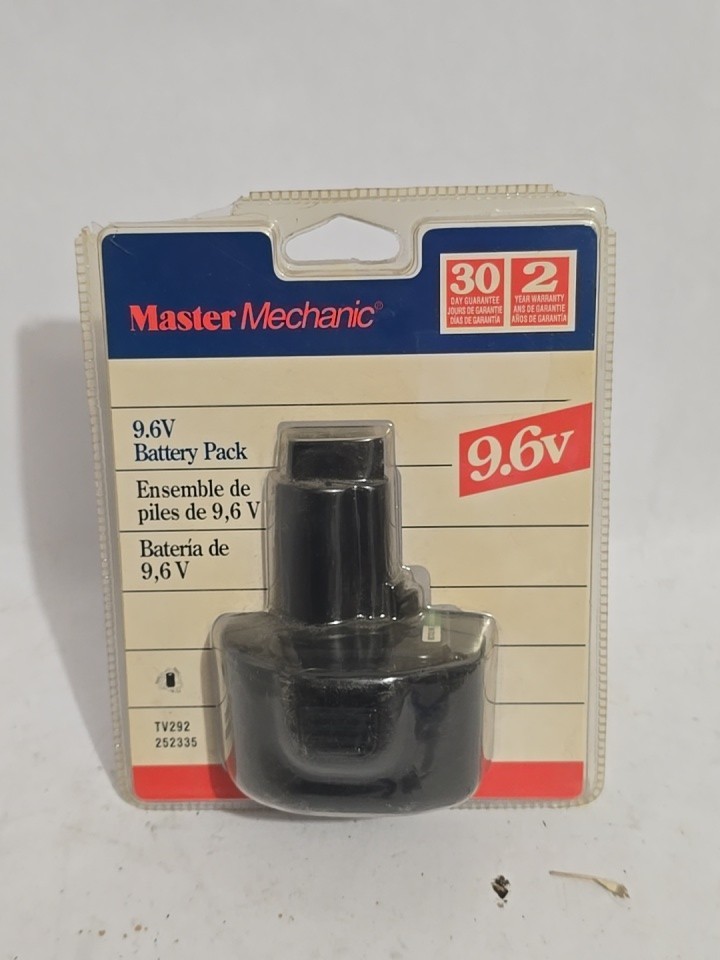 MASTER MECHANIC 9.6v Battery Pack New Sealed