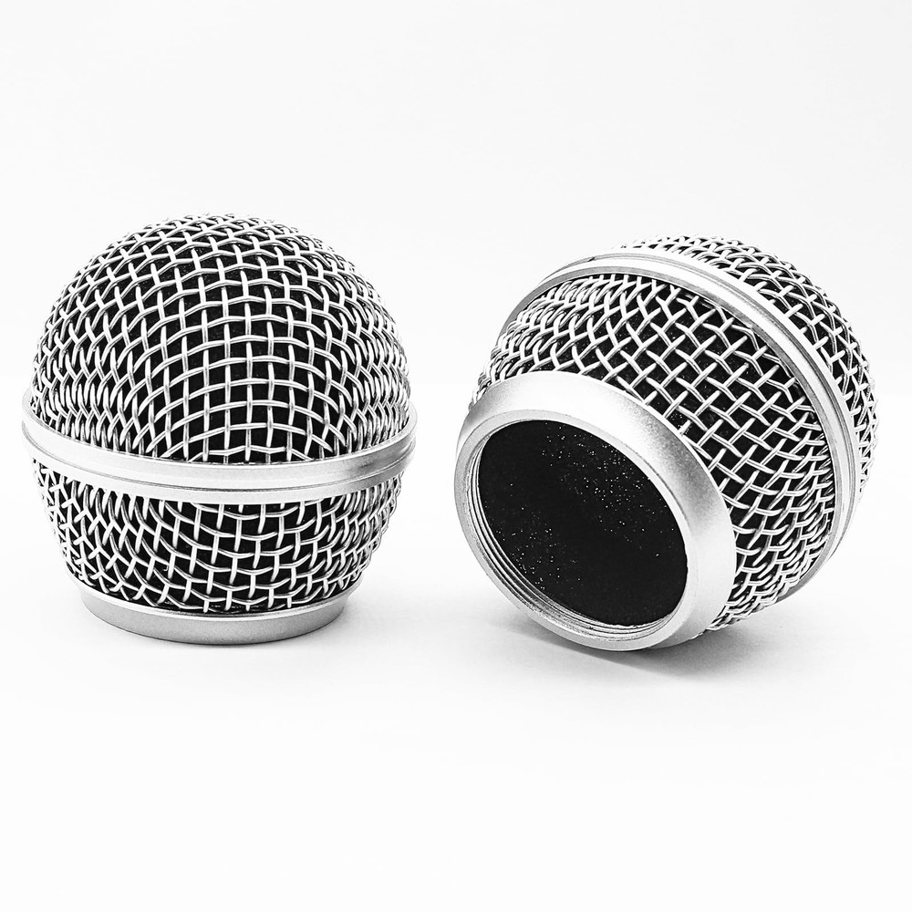 4 Pack SM58 Microphone Grille Head Replacement with Inner Foam Filter Screen NEW