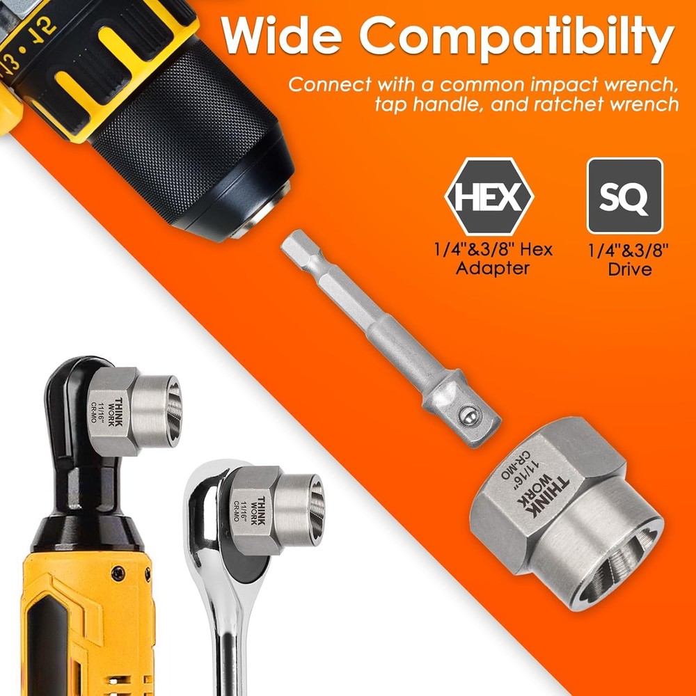 Easy Out Bolt Extractor Kit, 35 PCS Nut Socket Set, 1/4"...