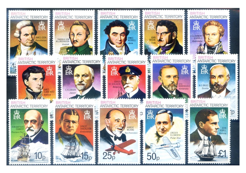 British Antarctic Territory. Definitive. Navigators 1973.