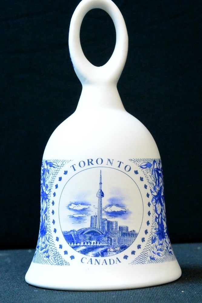 Toronto Canada Souvenir Ceramic Porcelain Bell