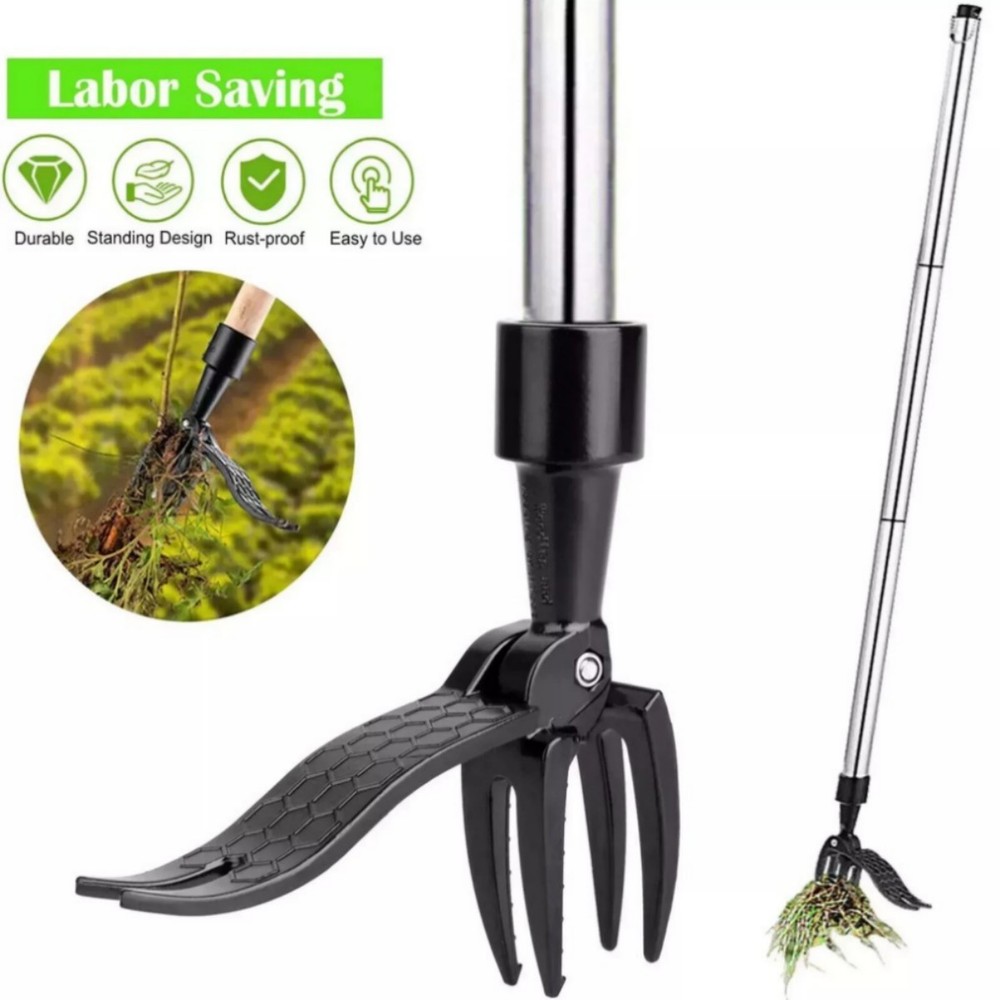 1-3X Weeder Puller Garden Outdoor Root Remover Killer Stand Up Weed Tool Durable