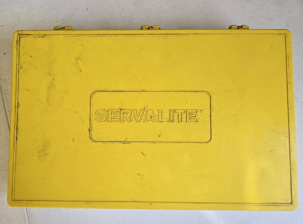 Large Serv-a-Lite Strain Relief Bushings Storage Box Serv-a-lite Products Empty