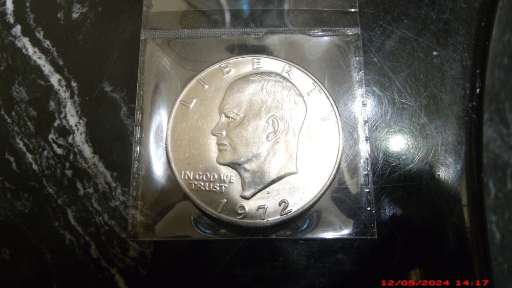 1972 D Ike $, RARE 3 types combo