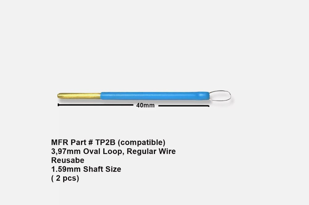Ellman Surgitron Electrode TP2B - 3,97mm Oval Loop, Regular Wire ( 2pcs)