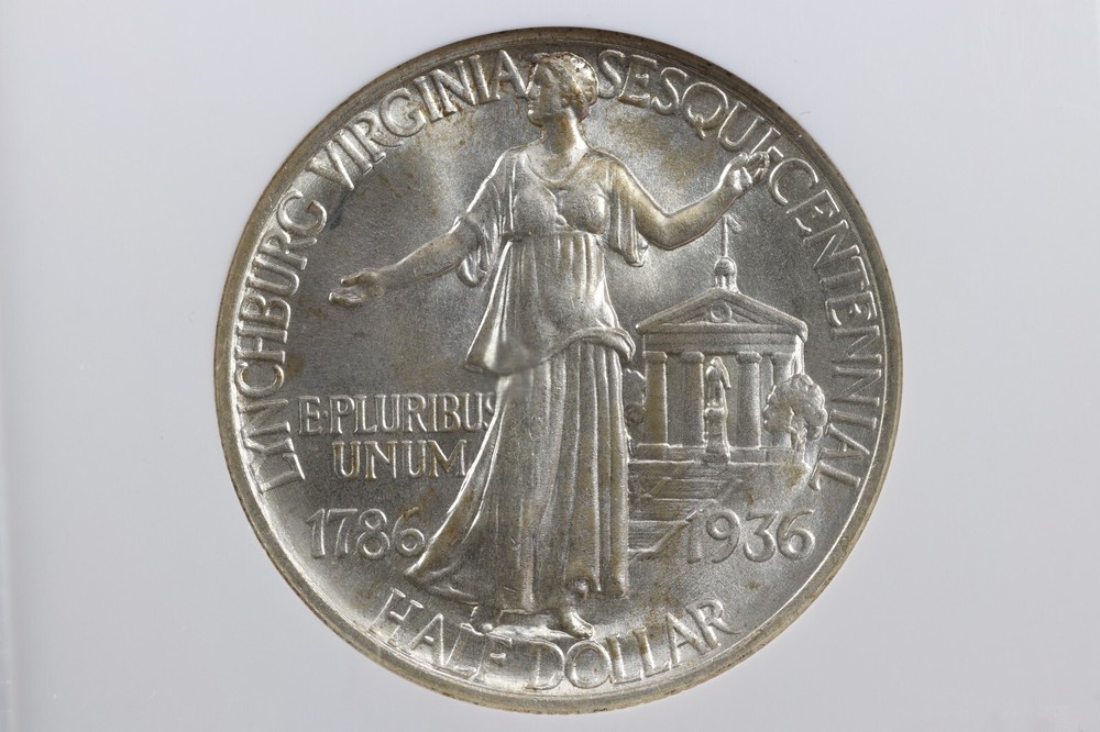 1936 Lynchburg Classic Commemorative Half Dollar NGC MS65