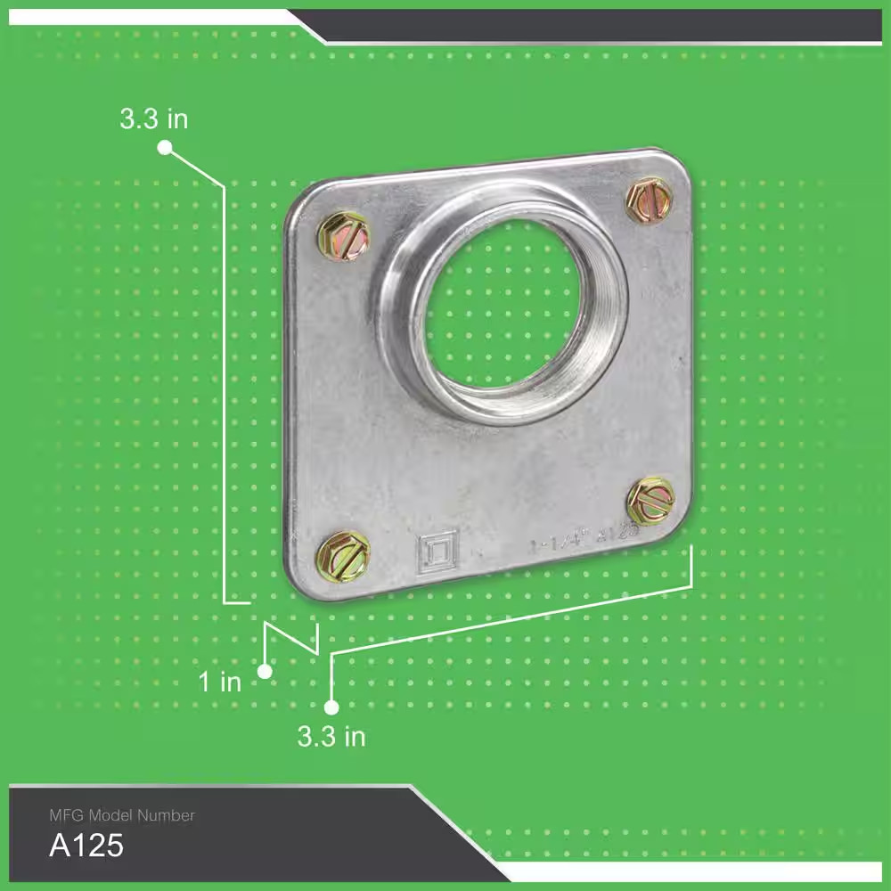 1-1/4 In. Hub for Devices with a Openings