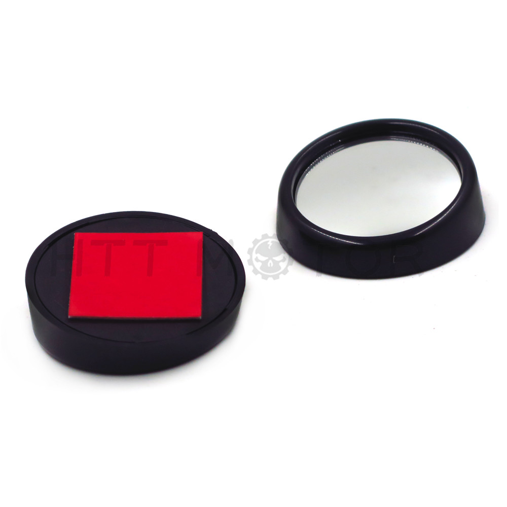 2 Pcs Universal 2" Wide Angle Convex View Adjustable Blind Spot Mirror for Car