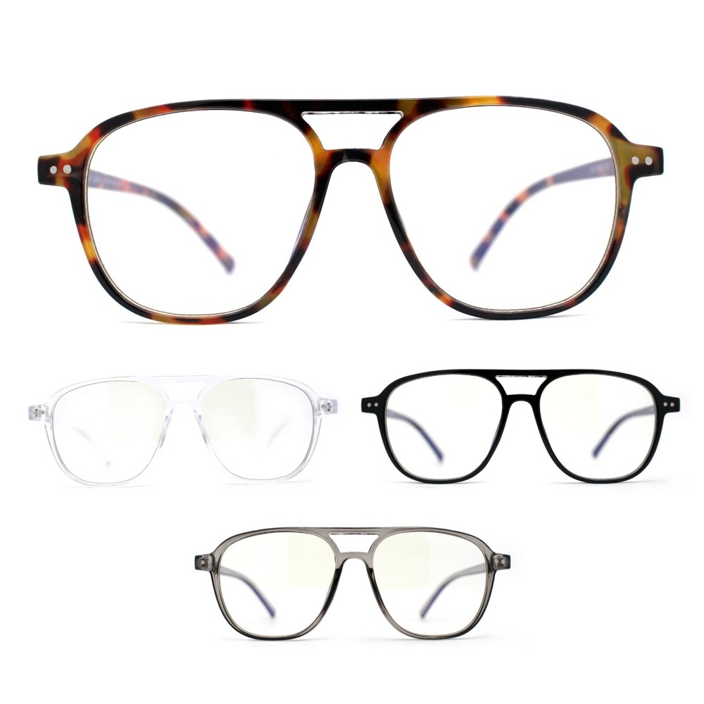 Classic Thin Plastic Iconic Racer Shape Blue Light Filter Computer Glasses