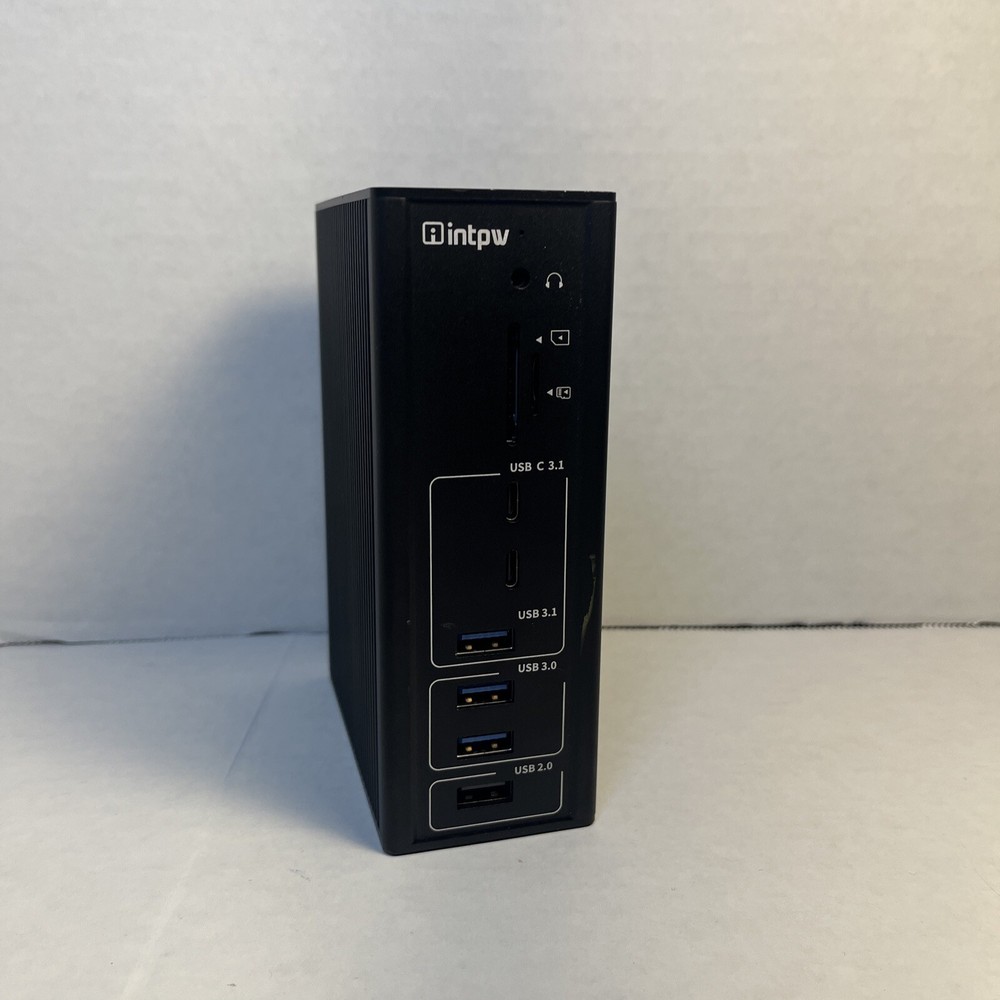 INTPW USB C Thunderbolt 3 Docking Station Model IF508 Pre-Owned