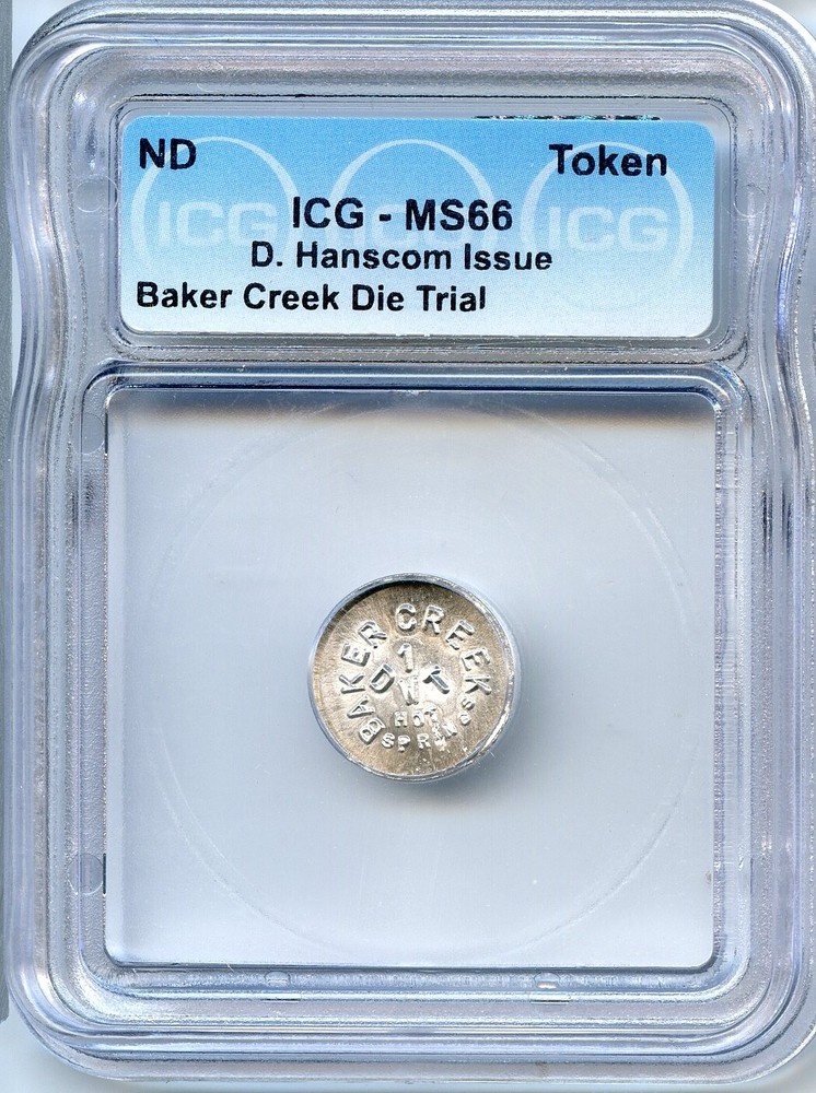 Alaska Silver Die Trial - Hot Spring District, Baker Creek / ICG MS66 / R6