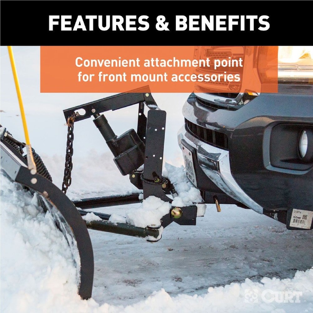 Curt 31063 Front Mount Trailer Hitch for 02-11 Ford Ranger