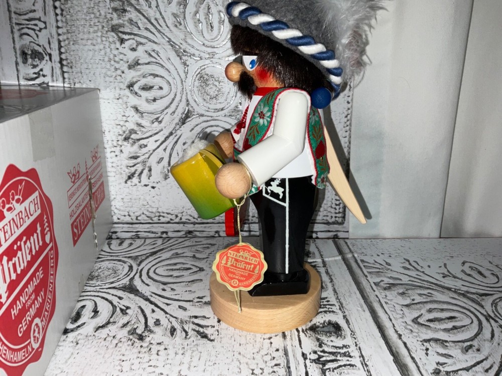 Steinbach Chubby Octoberfest Fan Beer Drinker German Nutcracker - S1353
