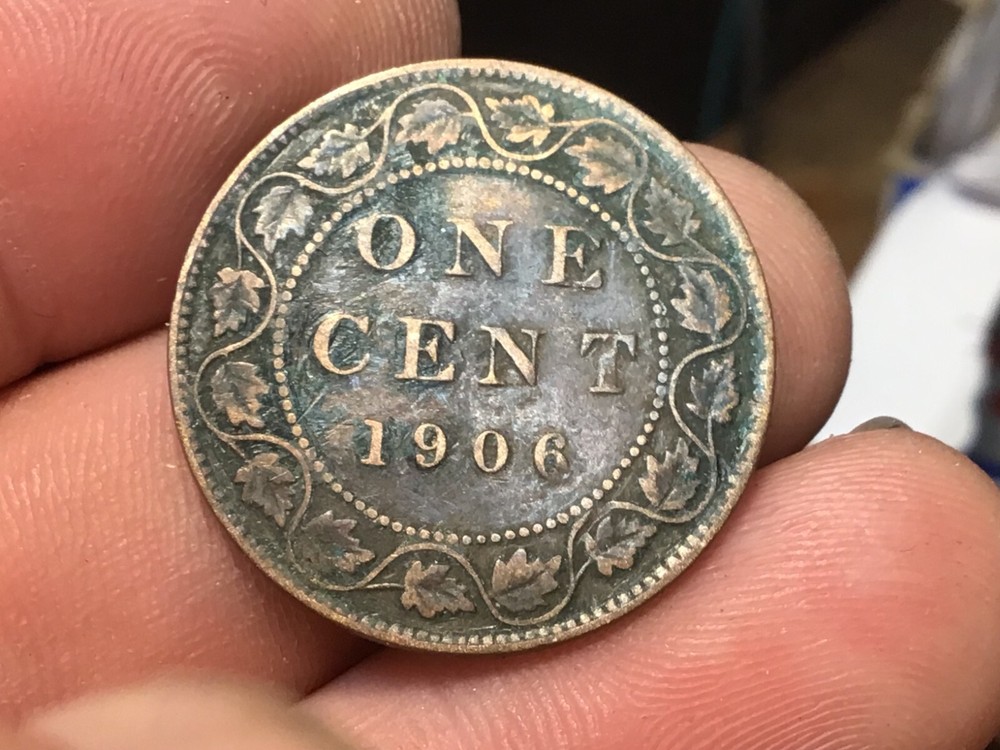 1906 Canada Large Cent, Canadian Large Penny, 1 Coin