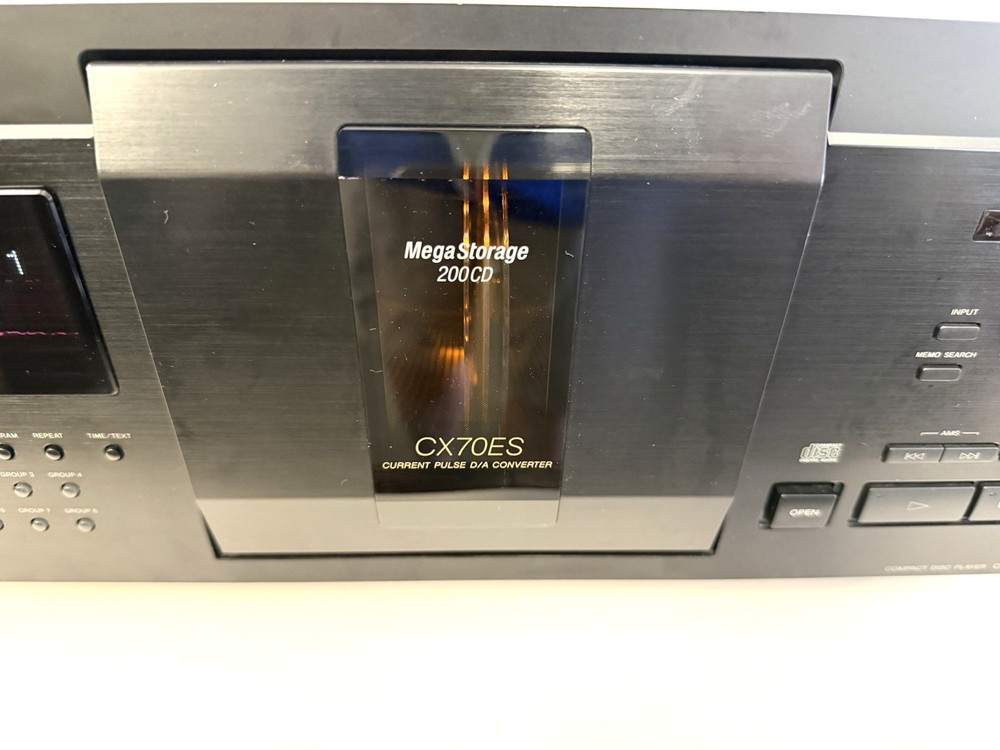 VINTAGE Sony CDP-CX70ES CD Player Mega Storage 200 CD Changer AS IS (Error Code)
