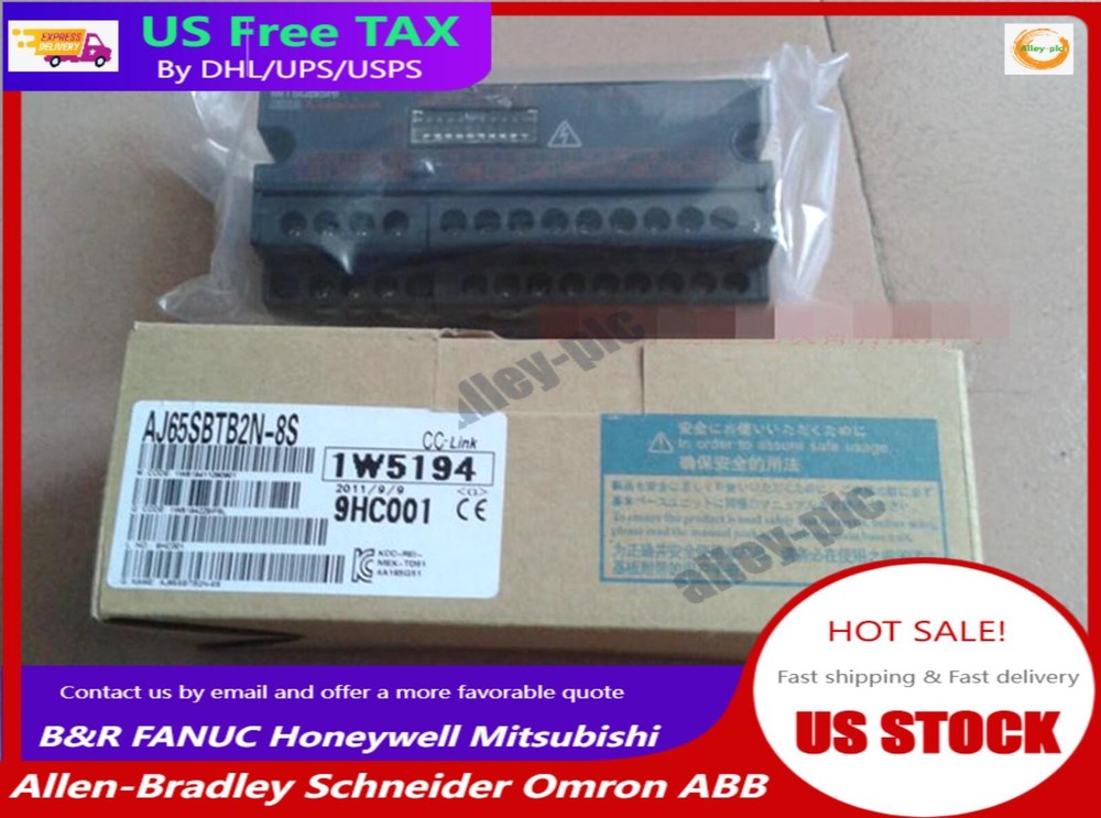 NEW MITSUBISHI AJ65SBTB2N-8S CC-Link System Small Type Remote I/O Module