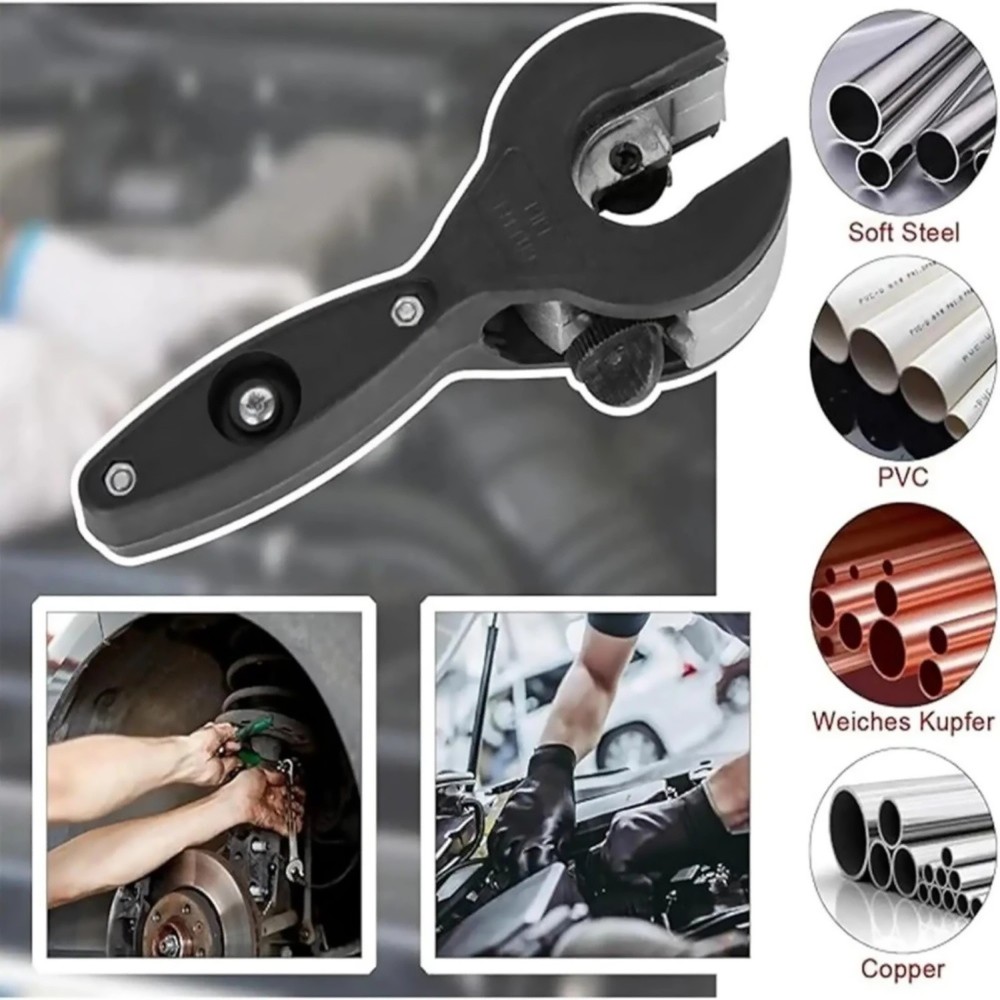 Manual Operation Ratchet Pipe Cutter for Heavy Duty Plumbing Construction Work