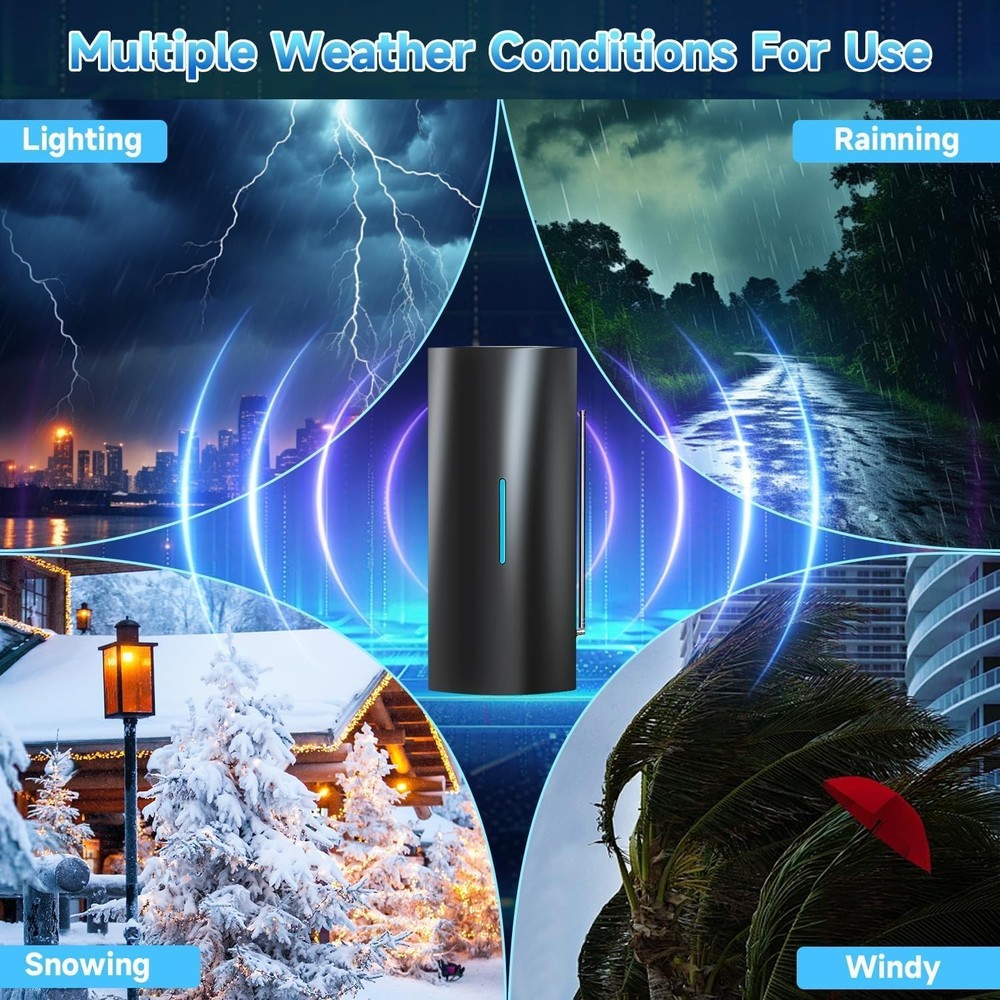 2025 TV Antenna Indoor, Long Range Digital for Smart Black