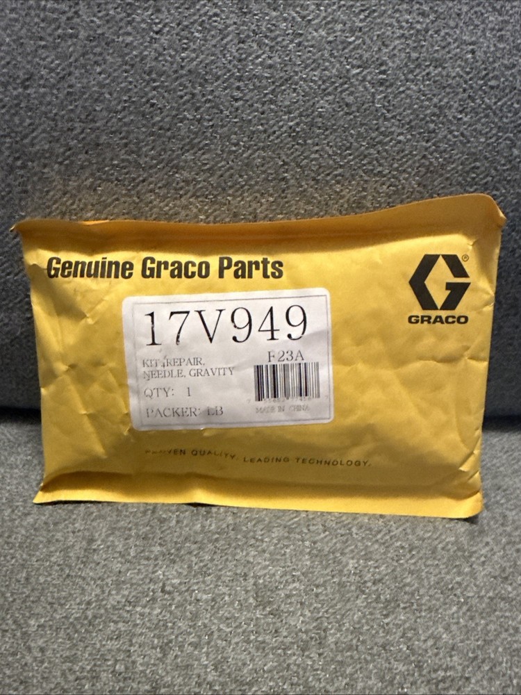 Brand New Graco Gravity Needle Repair Kit 17V949