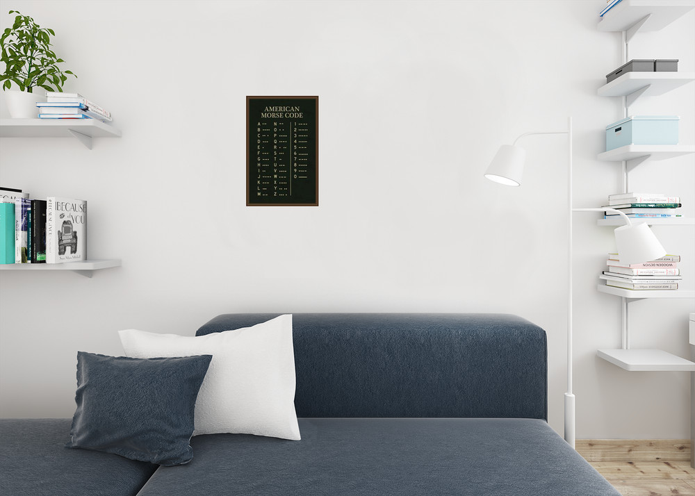 American Morse Code Cool Wall Decor Art Print Poster 12x18